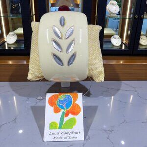 NWT Antika‎ Collection Cream Leaf Bangle Bracelet Coquette Boho Retro Y2K